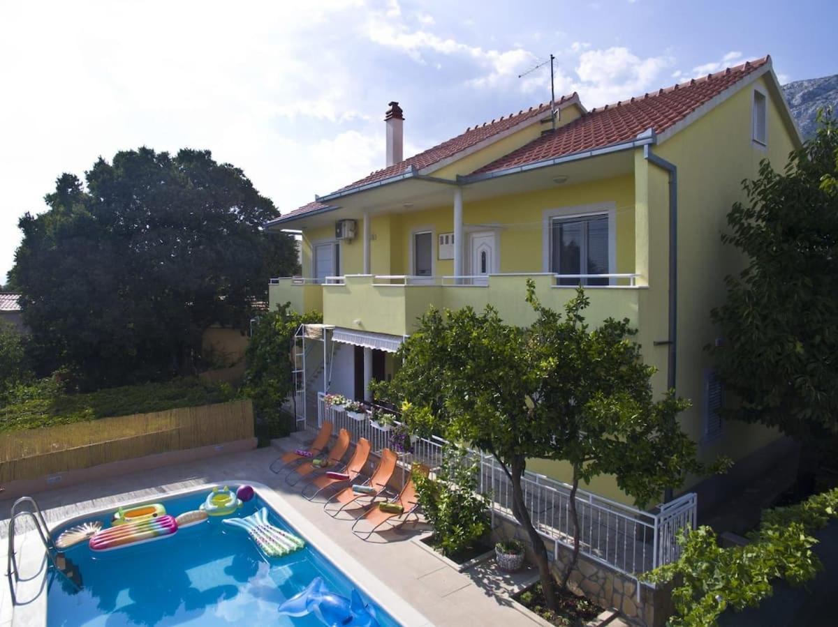 Beautiful Villa - Private Heated Pool, Parking, Bbq Near Split โซลิน ภายนอก รูปภาพ