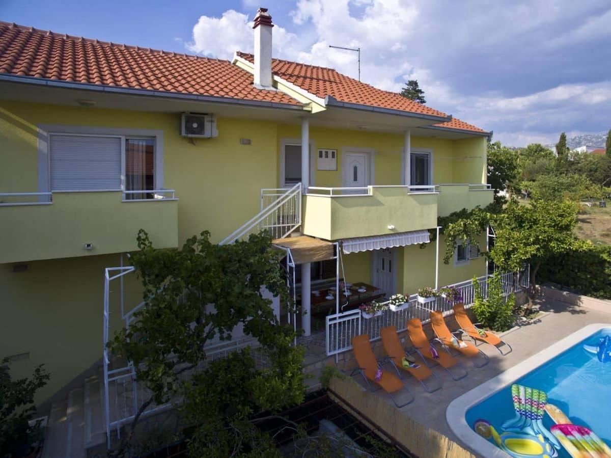 Beautiful Villa - Private Heated Pool, Parking, Bbq Near Split โซลิน ภายนอก รูปภาพ